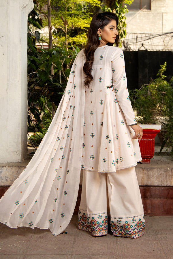 EMBROIDERED LAWN 3 PCS (UNSTITCHED)