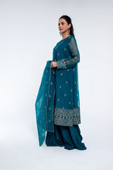 EMBROIDERED & EMBELISHED ORGANZA 2 PCS (UNSTITCHED)