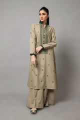EMBROIDERED SLUB KHADDAR 2 PCS (UNSTITCHED)