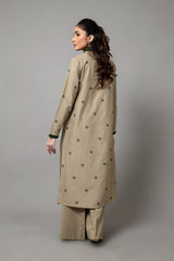 EMBROIDERED SLUB KHADDAR 2 PCS (UNSTITCHED)