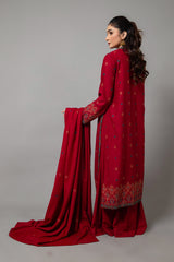 EMBROIDERED KARANDI LAWN 3 PCS (UNSTITCHED)