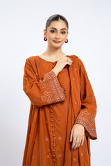 EMBROIDERED LAWN 3 PCS (UNSTITCHED)