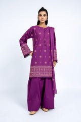 EMBROIDERED LAWN 3 PCS (UNSTITCHED)