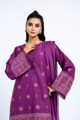 EMBROIDERED LAWN 3 PCS (UNSTITCHED)