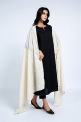 EMBROIDERED LAWN SHAWL
