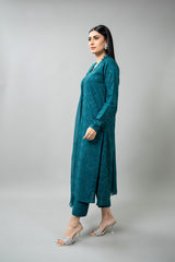 EMBROIDERED & EMBELISHED SLUB KHADDAR 3 PCS (UNSTITCHED)