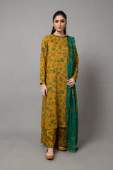 PRINTED LINEN 3 PCS (UNSTITCHED)