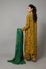 PRINTED LINEN 3 PCS (UNSTITCHED)