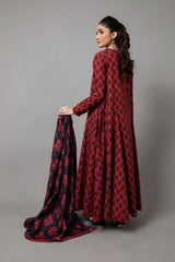 PRINTED SLUB KHADDAR 3 PCS (UNSTITCHED)