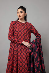 PRINTED SLUB KHADDAR 3 PCS (UNSTITCHED)