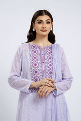 PRINTED & EMBROIDERED LAWN 3 PCS (UNSTITCHED)