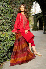 PRET EMBROIDERED LAWN  3 PCS