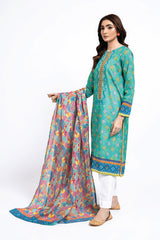 PRET PRINTED LAWN 2 PCS