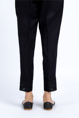 EMBROIDERED CAMBRIC TROUSER
