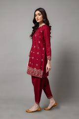 PRET EMBROIDERED SLUB KHADDAR 2 PCS