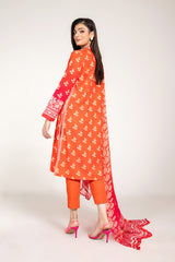 PRINTED SLUB KHADDAR 3 PCS (UNSTITCHED)