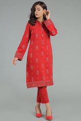 EMBROIDERED COTTON KARANDI 2 PCS (UNSTITCHED)