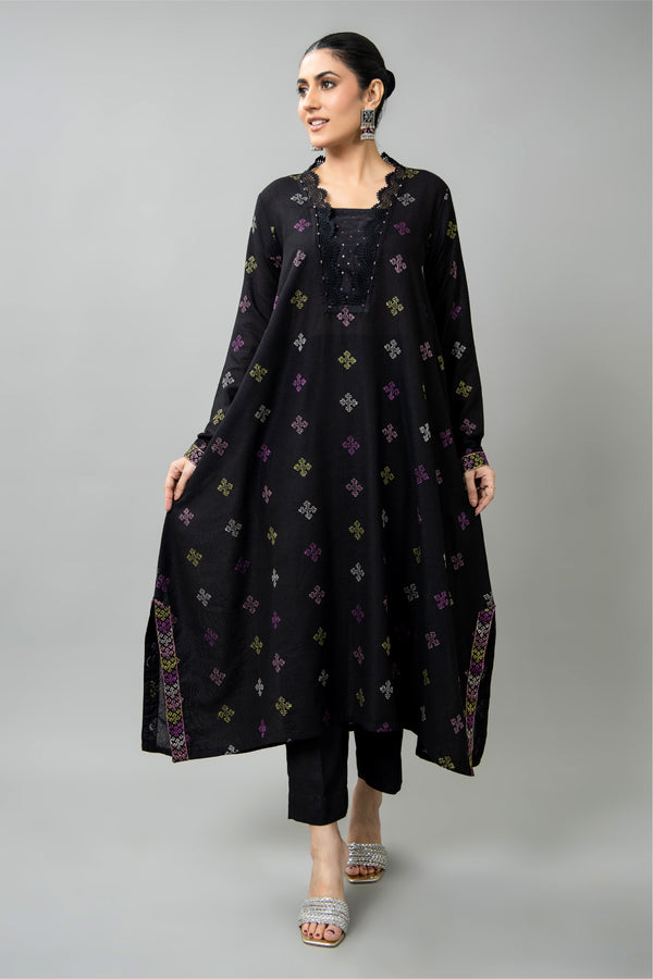 EMBROIDERED KARANDI LAWN 2 PCS (UNSTITCHED)