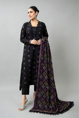 EMBROIDERED KARANDI LAWN SHAWL 1 PCS