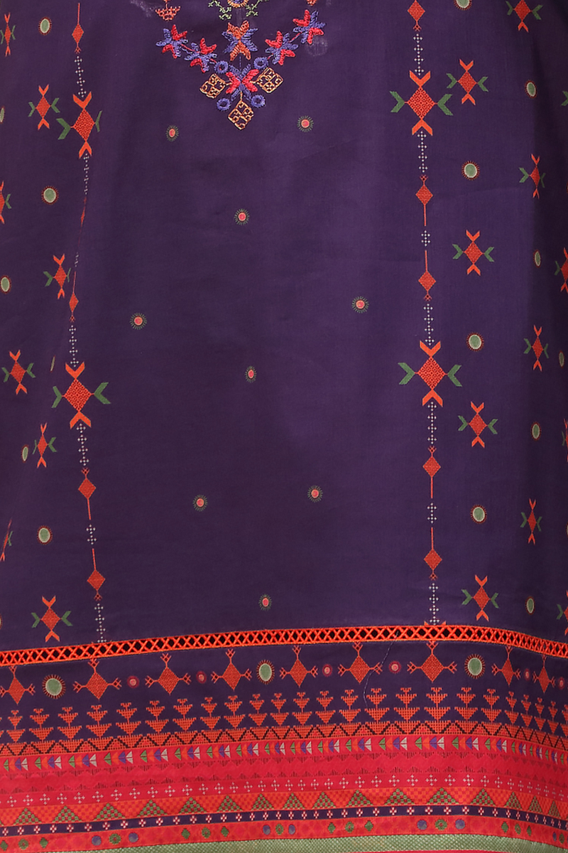 PRINTED & EMBROIDERED LAWN 3 PCS (UNSTITCHED)