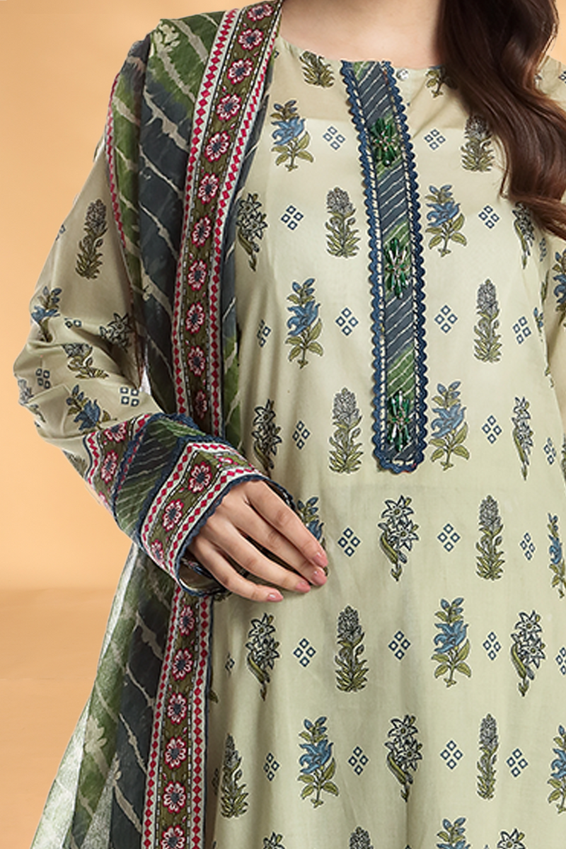 PRINTED LAWN 3PCS (UNSTITCHED)