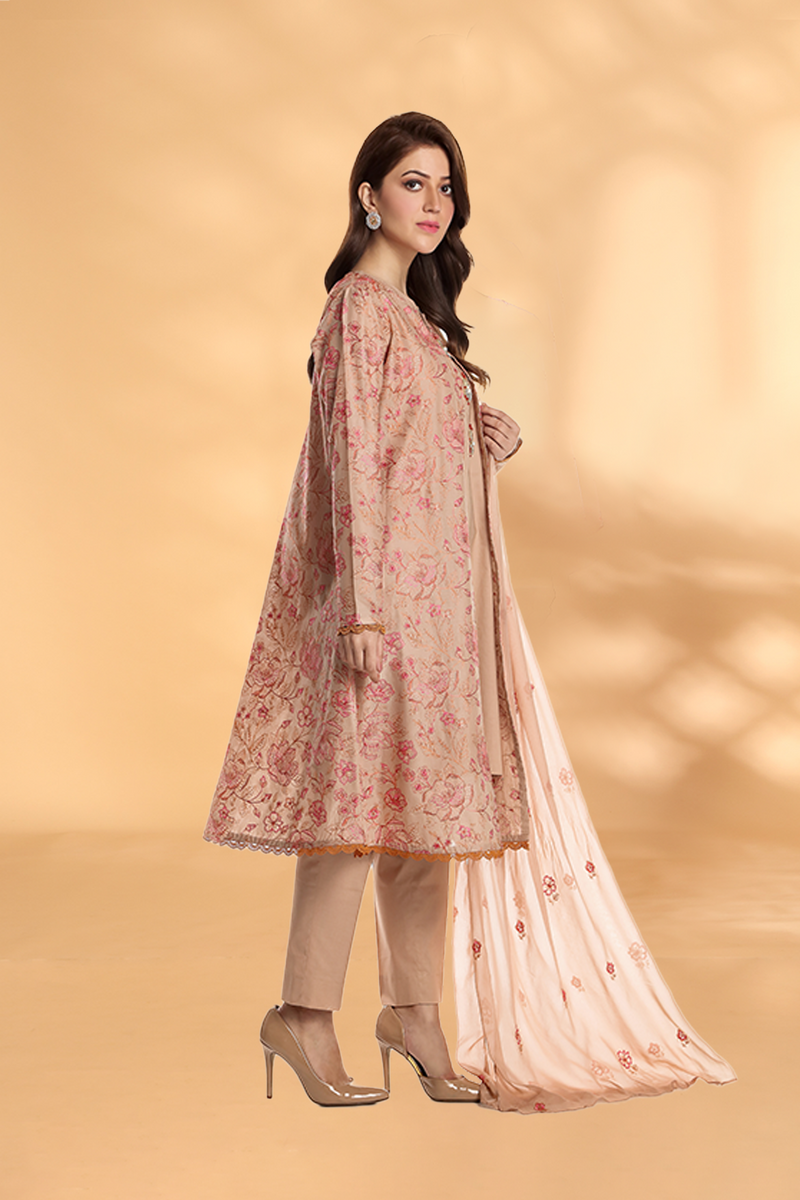 EMBROIDERED  LAWN 3 PCS (UNSTITCHED)