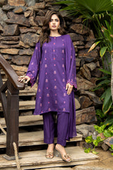 PRET EMBROIDERED & SHEESHA WORK KARANDI LAWN 3 PCS