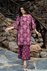 PRINTED SLUB KHADDAR 2 PCS (UNSTITCHED)