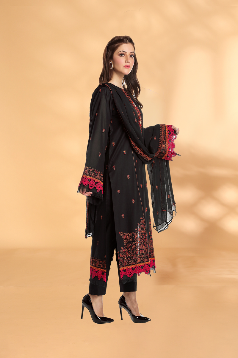 EMBROIDERED  LAWN 3 PCS (UNSTITCHED)