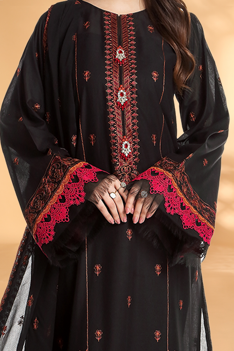 EMBROIDERED  LAWN 3 PCS (UNSTITCHED)