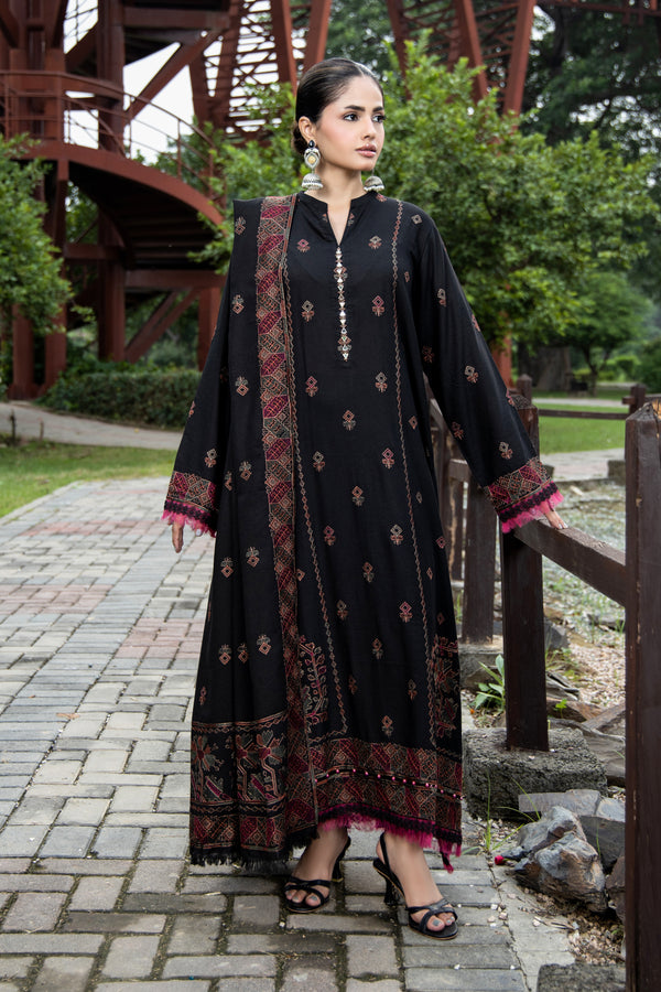 EMBROIDERED KARANDI LAWN 2 PCS (UNSTITCHED)