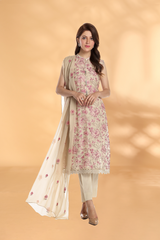 EMBROIDERED  LAWN 3 PCS (UNSTITCHED)