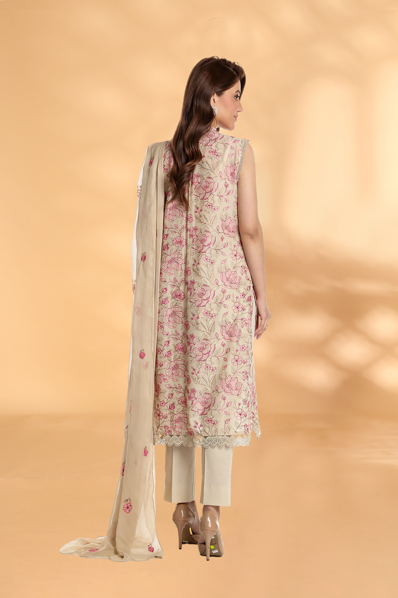 EMBROIDERED  LAWN 3 PCS (UNSTITCHED)