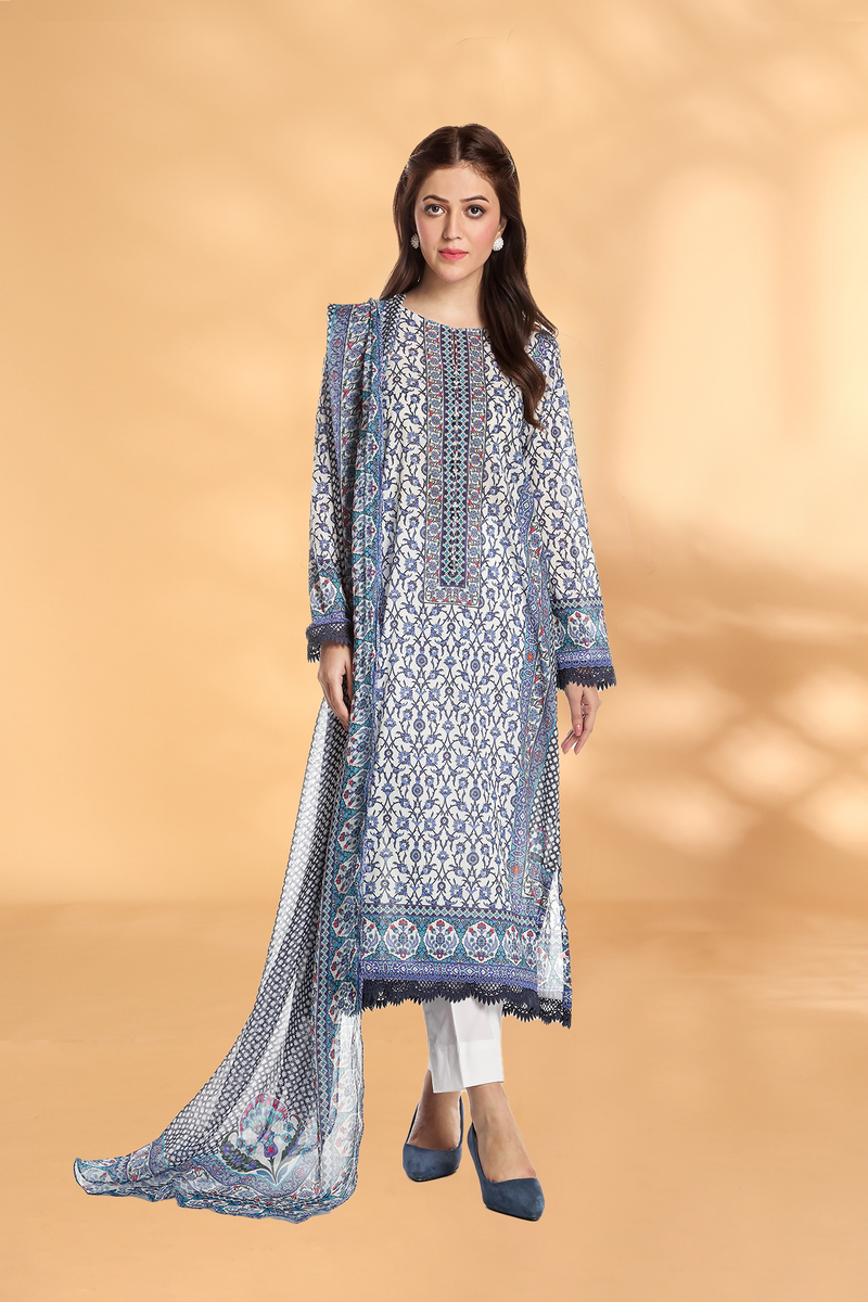 PRINTED LAWN 3 PCS (UNSTITCHED)
