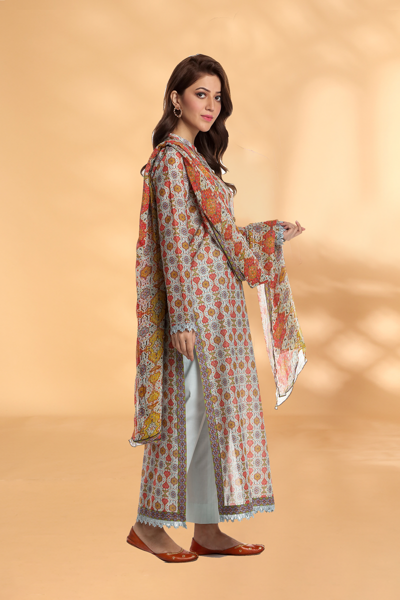 PRINTED LAWN 3 PCS (UNSTITCHED)