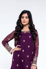 EMBROIDERED & EMBELISHED KARANDI NET 2 PCS (UNSTITCHED)