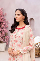 EMBROIDERED LAWN 3 PCS (UNSTICHED)