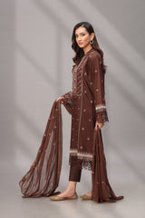 EMBROIDERED LAWN 3 PCS (UNSTICHED)