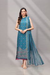 EMBROIDERED LAWN 3 PCS (UNSTICHED)