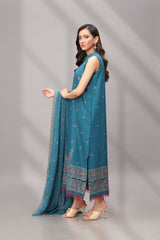 EMBROIDERED LAWN 3 PCS (UNSTICHED)
