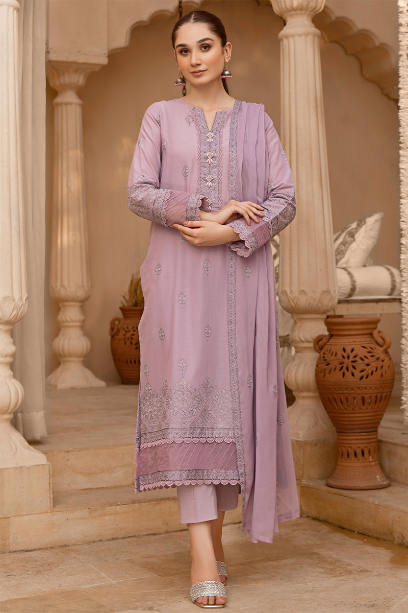 EMBROIDERED LAWN 3 PCS (UNSTITCHED)
