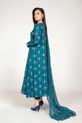 EMBROIDERED COTTON KARANDI  3 PCS (UNSTITCHED)