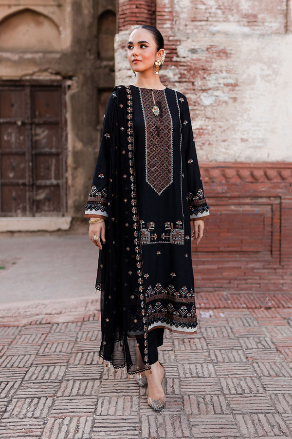 Cotton Plain Black Trendy Salwar Suit -