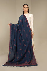 EMBROIDERED COTTON KARANDI SHAWL 1PCS