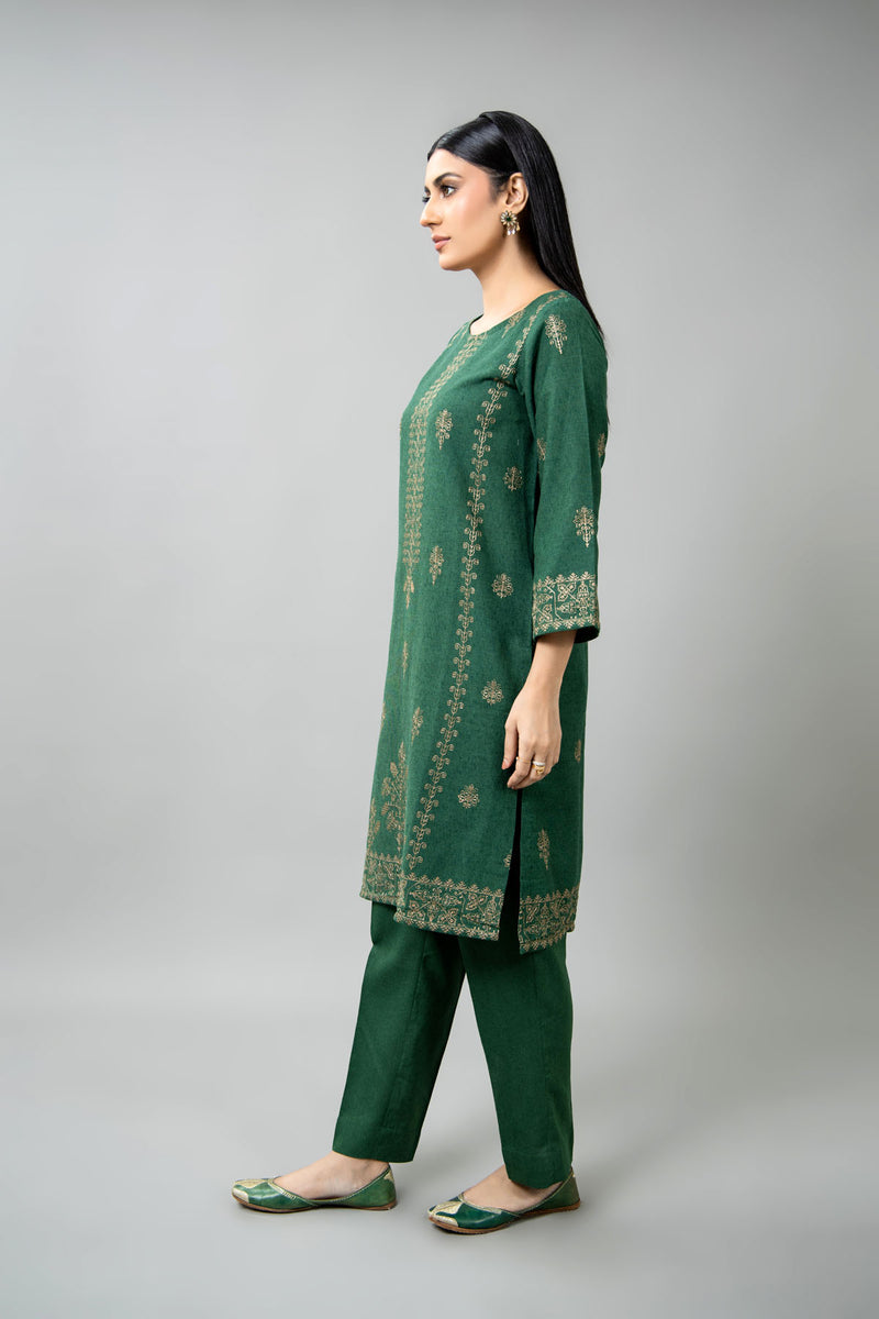 PRET EMBROIDERED COTTON KARANDI 2 PCS