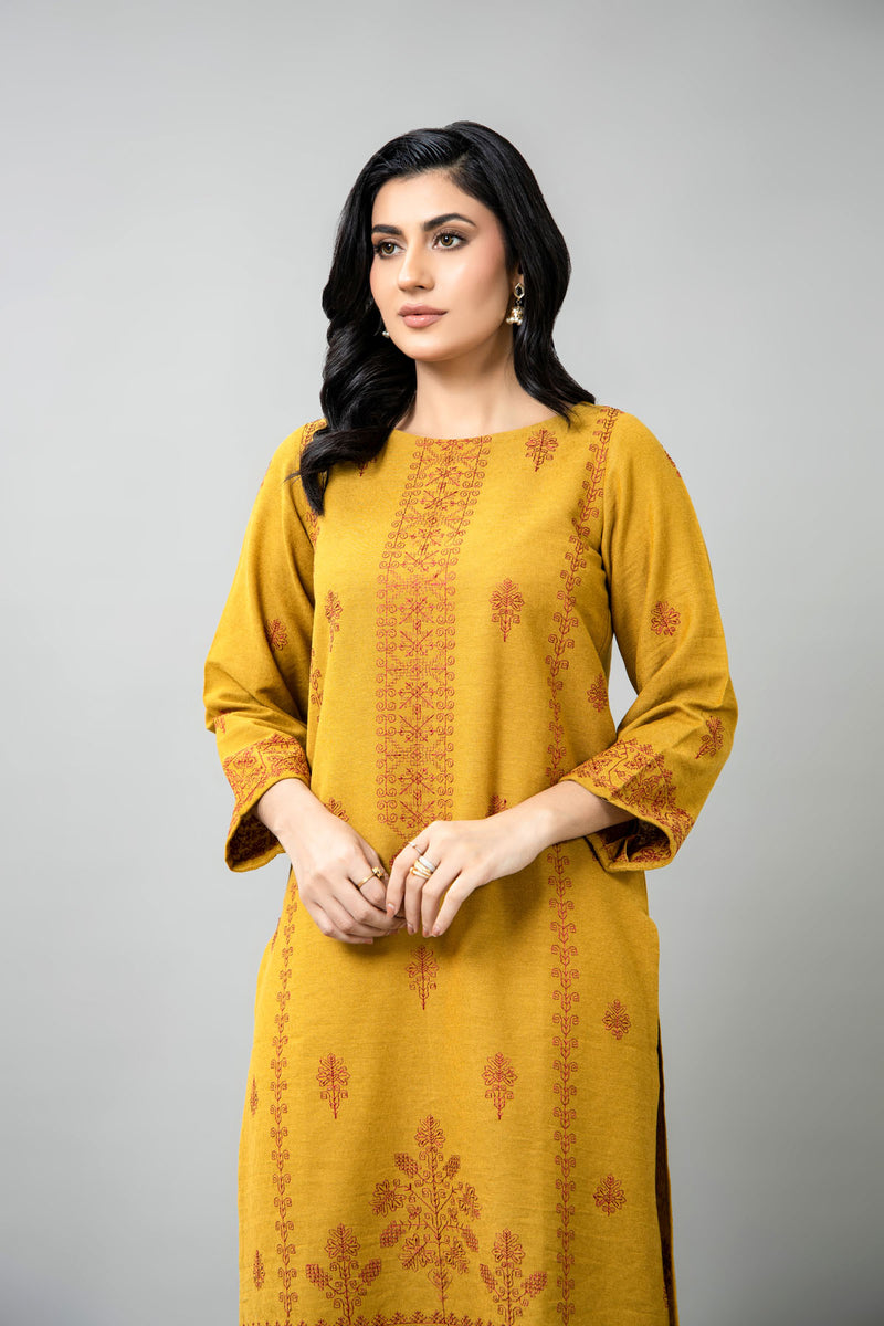 PRET EMBROIDERED COTTON KARANDI 2 PCS