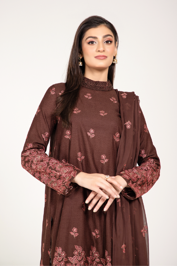 EMBROIDERED KARANDI LAWN 3 PCS (UNSTITCHED)