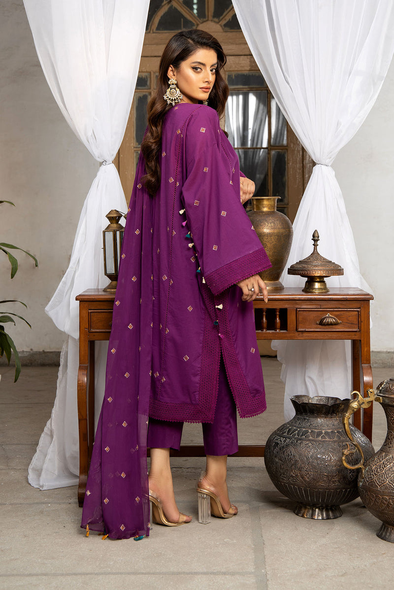 EMBROIDERED LAWN 3 PCS (UNSTITCHED)