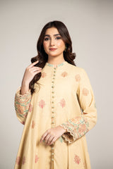 EMBROIDERED COTTON KARANDI  2 PCS (UNSTITCHED)