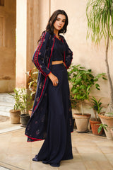 EMBROIDERED COTTON KARANDI 2 PCS (UNSTITCHED)